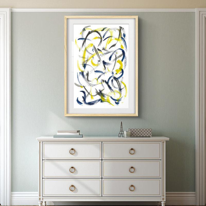 The Appearance of Wind I -Framed Print, Natural, 28.5" H x 20.5" W