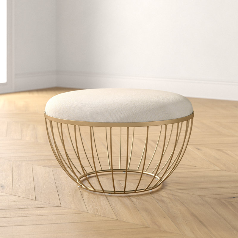 Repose-pieds Talbotton, Lin beige