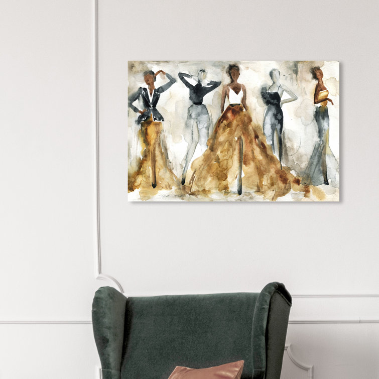 You Can't Sit With Us  Fashion Wall Art by The Oliver Gal
