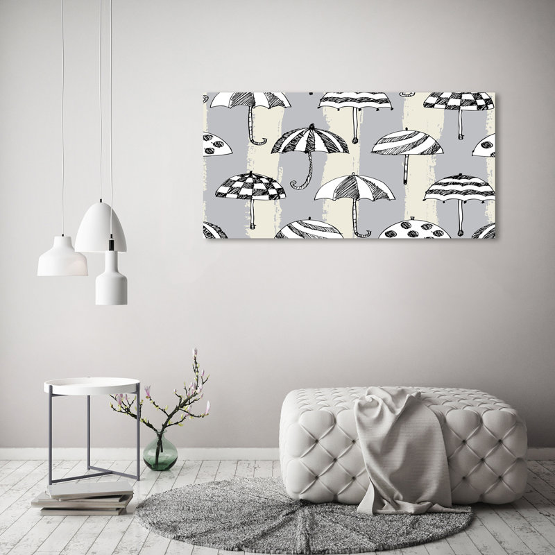 Umbrellas - Wrapped Canvas Print