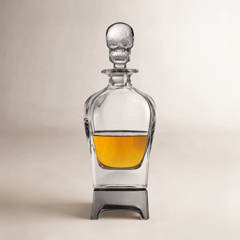 Crâne 24 oz. Carafe à whisky, Transparent