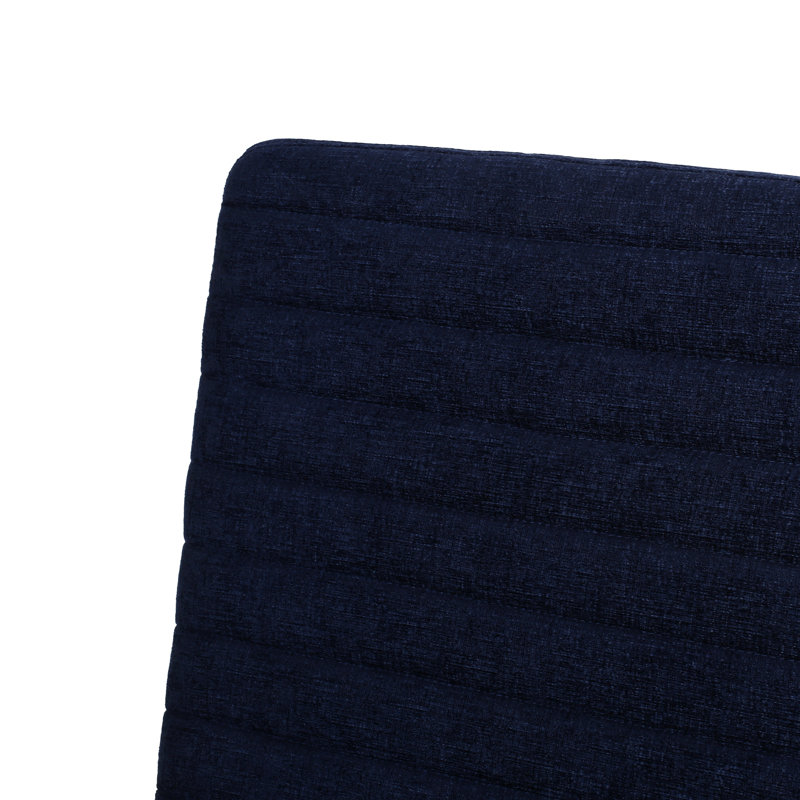 Fauteuil inclinable manuel en tissu et bois