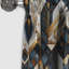 Tribal Fusion Marble Motif IV - Rideau occultant en marbre marbré abstrait - 1 panneau-107538699