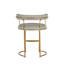 Tabouret à hauteur de comptoir 23,5 po Mack - Blanc