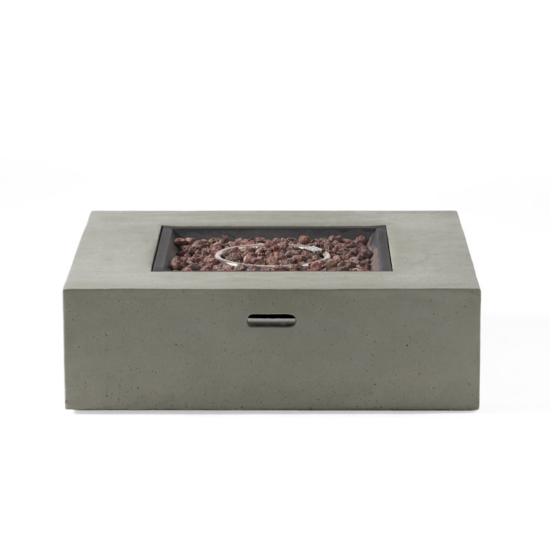50 000 BTU SQUARE MGO FIRE TABLE TANK OUTSIDE