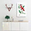Red Tangier Pea Flowers - Wrapped Canvas-55329995
