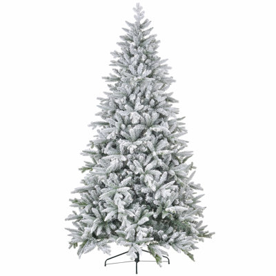 Snow Flocked Artificial Christmas Tree with 2003 Tips