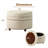 Mika 24" Round Flip-top Storage Ottoman - Dual-sided Seat & Table, Solid Wood Made, Space-Saving Footrest for Living Room & Bedroom-431725179