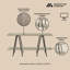 Buffet 47,24 po avec 2 tablettes Modern-1318000372
