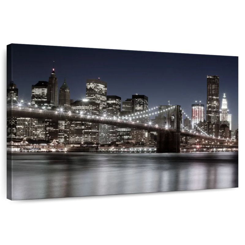 Lilie Manhattan Night Reflections, H 24 po x l 36 po