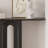 Black Solid Wood Console Table-943369787-943369790