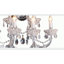 Applique murale en cristal fumée 4 lumières Transitional-10597460