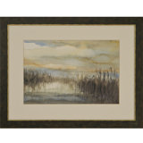 Blue And Yellow Marsh Painting