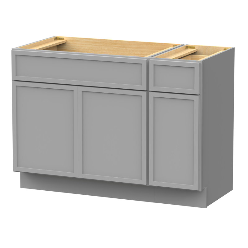 48'' Single Bathroom Vanity Base Only, Gray