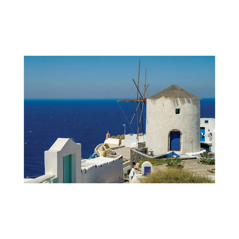 Santorini XI by Ben Heine - Wrapped Canvas Print, 66.04 cm H x 45.72 cm W x 3.175 cm D