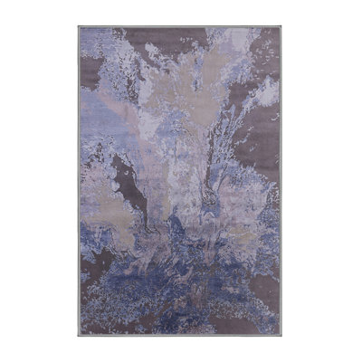 Tapis abstrait gris