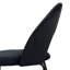 Dolly 47cm H Polyester Blend Upholstered Upholstered Back Side Chair in Black-81095481