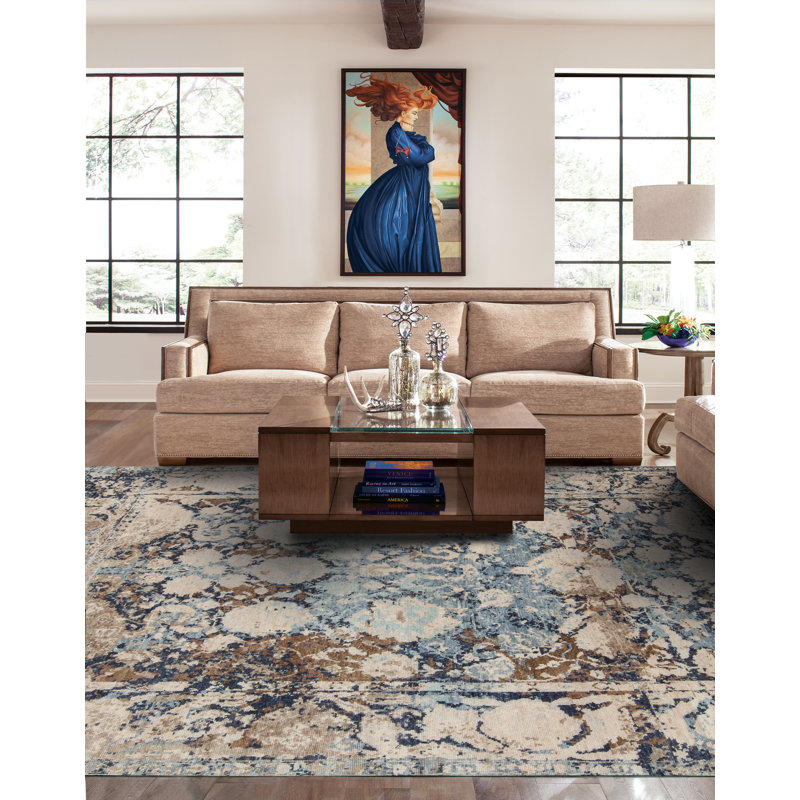 Tapis rectangulaire en laine Shangri-la, Échantillon 2 pi x 3 pi