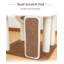 53" Cat Tree Tower for Large Cats, Large Perch & Sisal Board | Soft velvet surface | Easy-clean fabric | Cotton-rope posts | Window-side friendly | Multi-level lounging-1300100390