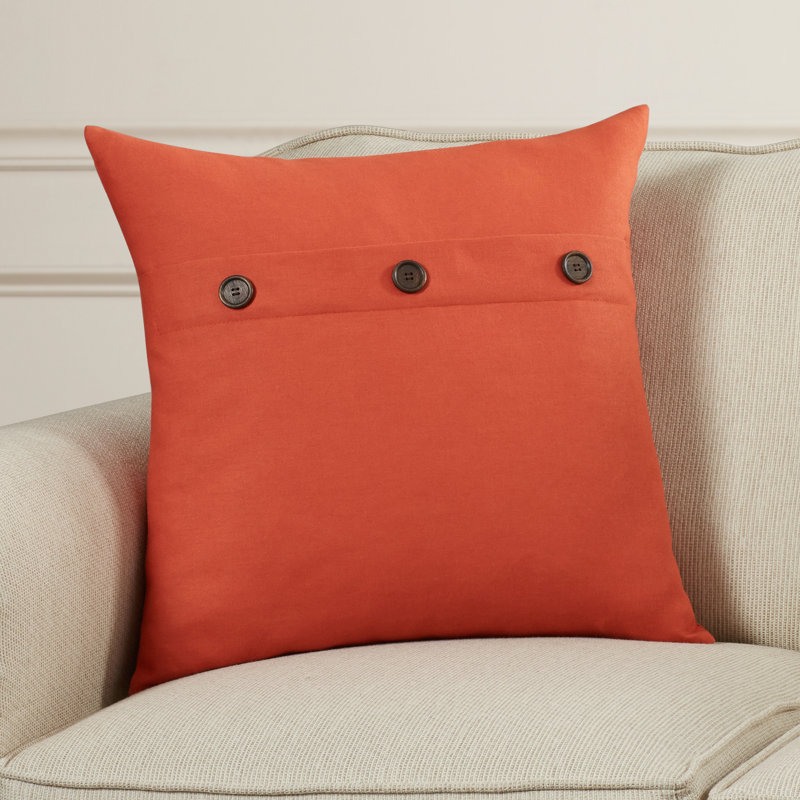 Coussin uni 20 po, Citrouille