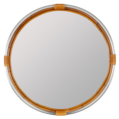 Polkville Flat Rattan Mirror