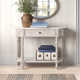 Aberdale 40'' Console Table with Marble Top