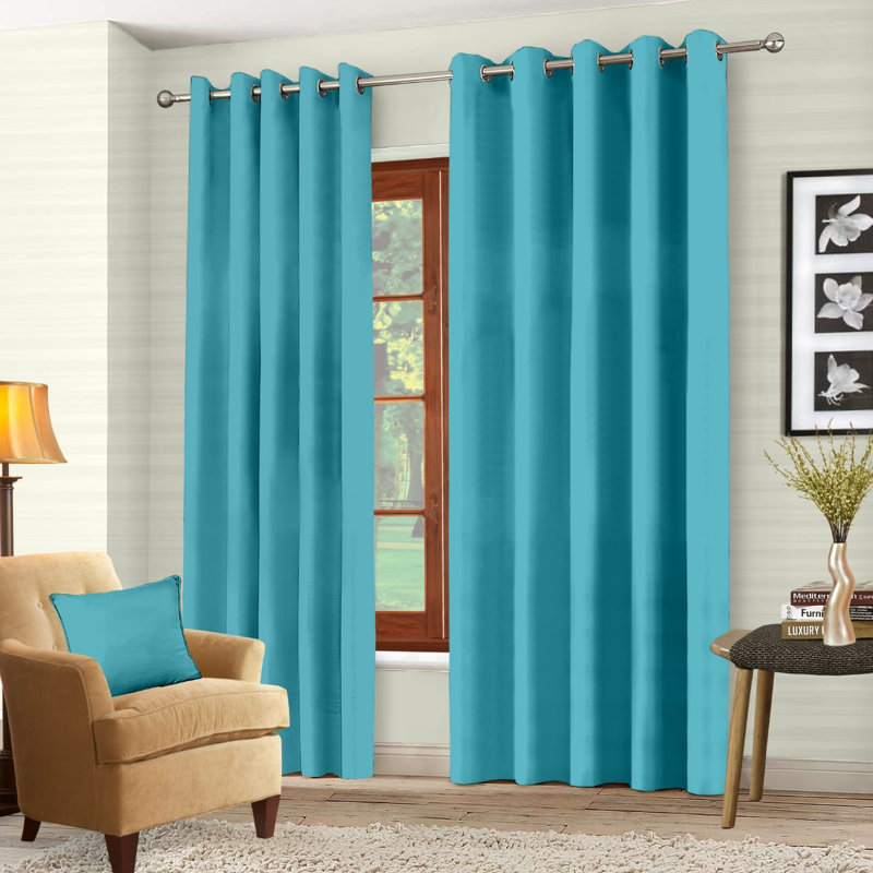 Essie Blackout Curtain, 115 W x 229 D cm, Red