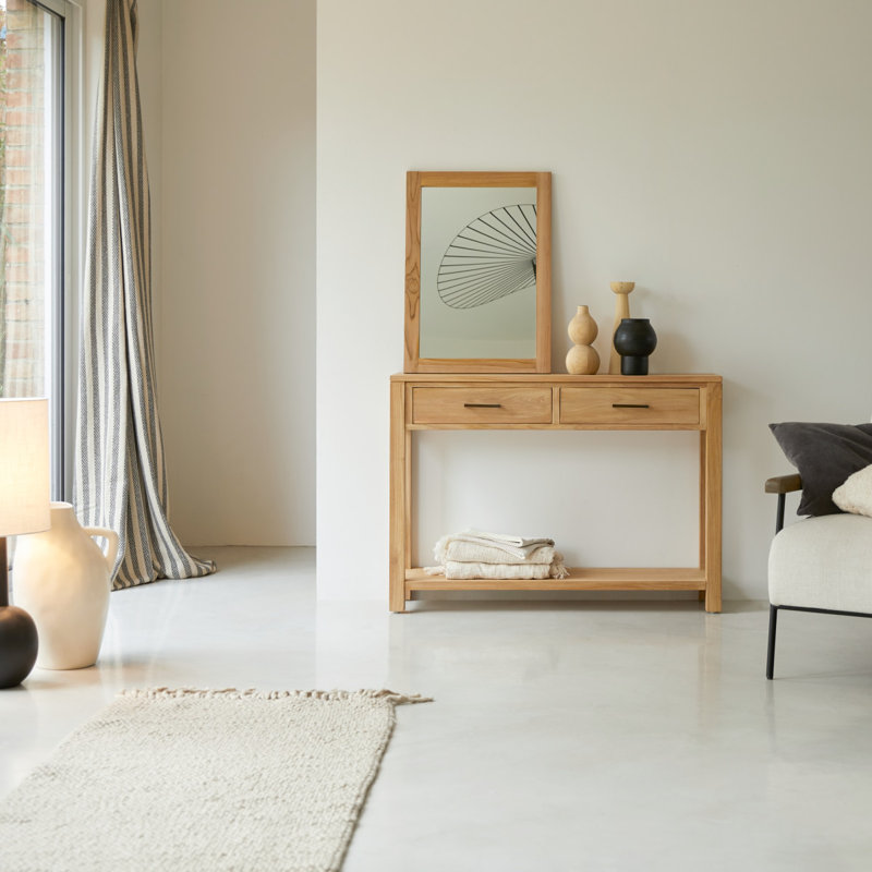 110cm Solid Wood Console Table
