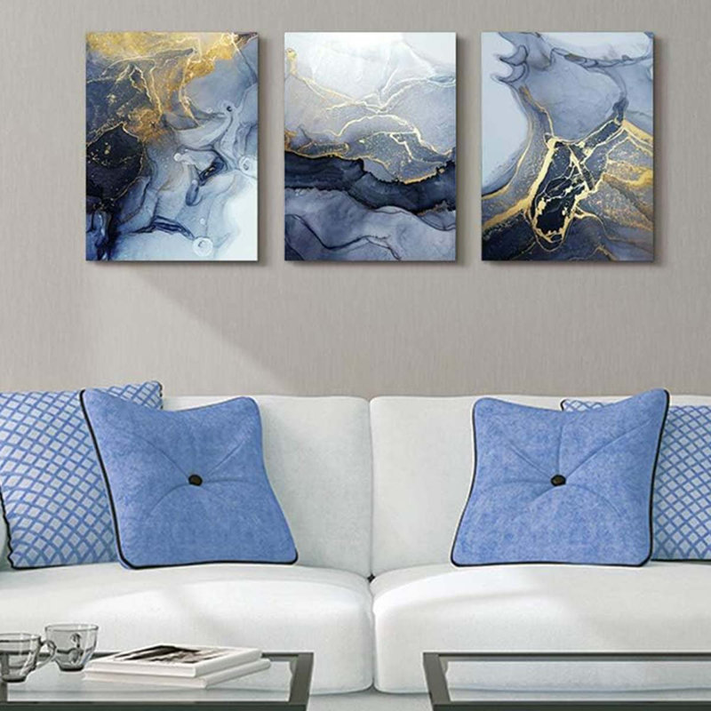 3 Piece Wrapped Canvas Print, 60 cm H x 40 cm W