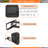 Premium Articulating Full‑Motion TV Wall Mount for 37″–92″ Screens – Heavy-Duty Swivel, Tilt & Extend, Supports Up to 88 lbs, VESA Compatible