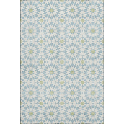Premium Machine Washable Tweedy Sky Rug