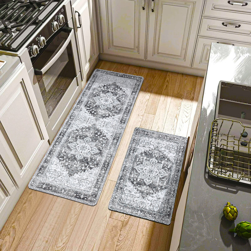 Standing  Anti-fatigue Non-sliip Kitchen Mats, Green