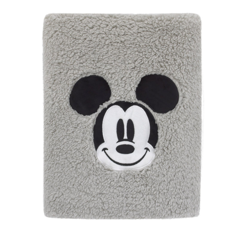 Couverture de bébé très douce en peluche sherpa disney mickey mouse