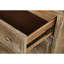 Commode 6 tiroirs brune