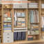 Organisateurs de placard empilables à 8 niveaux et tablettes de rangement, organisateur de tablette de placard pliable, bacs de rangement empilables pour système d'organisation de placard, blanc-928189931