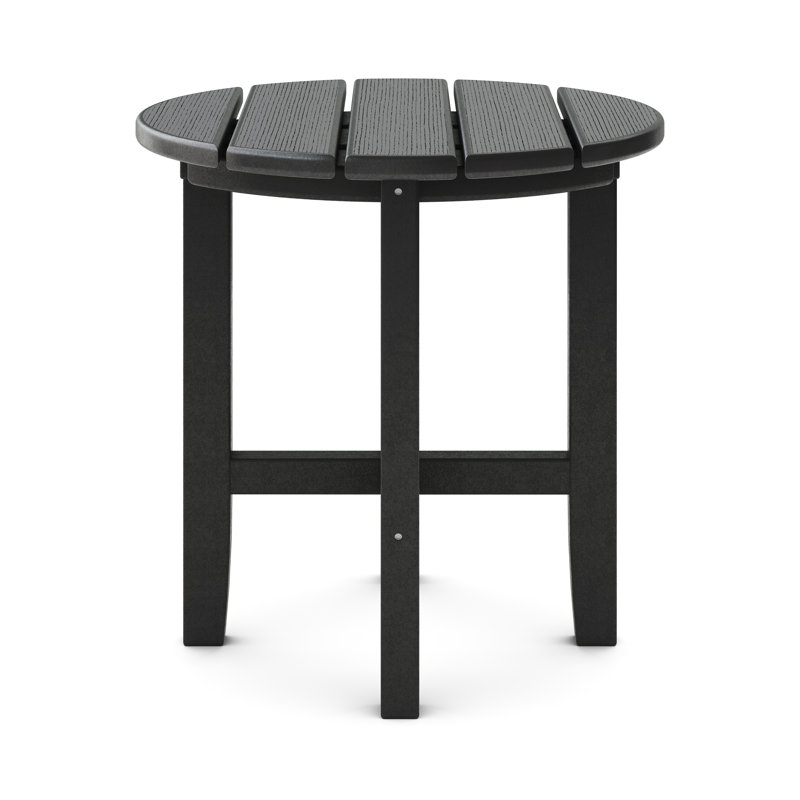 Table d'appoint ronde Iser, Noir, Noir