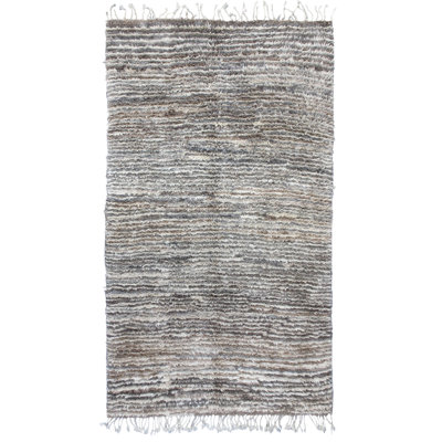 One-of-a-Kind Rectangle 5' x 8'8" Hand Knotted Area Rug