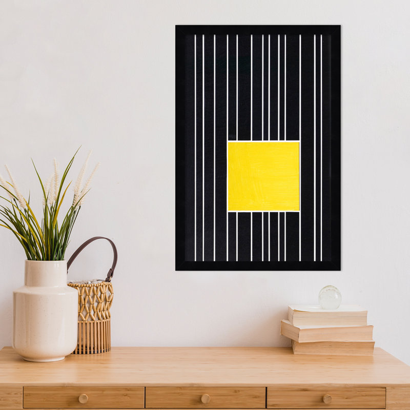 Yellow Box Self Storage by Alex Dunn, Black, 21" H x 14" W