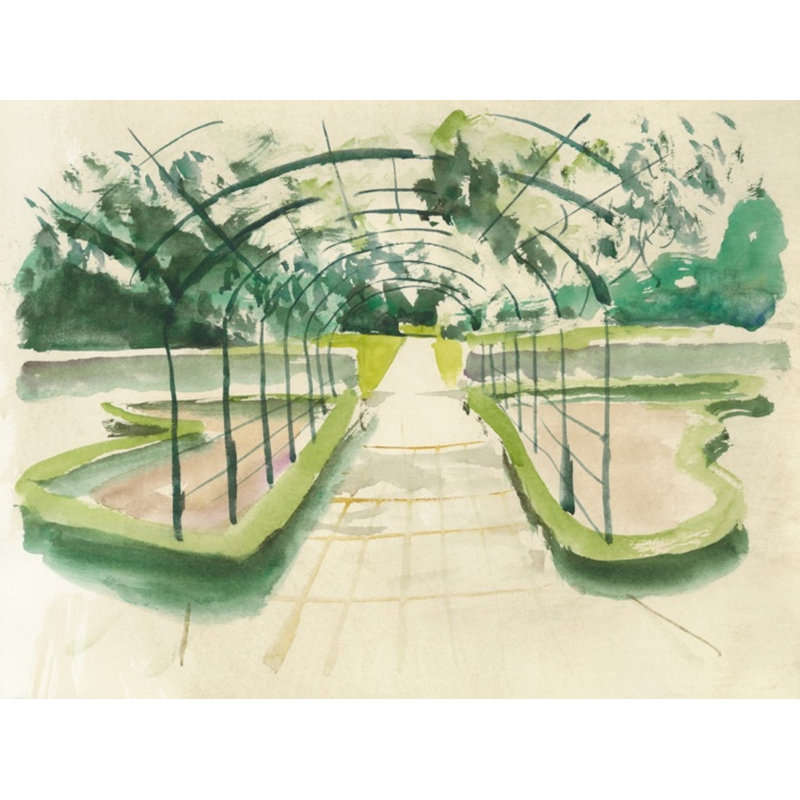 Garden Terrace 4 Print by PC Ngo