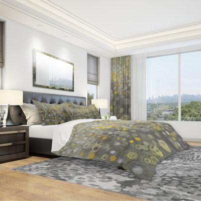 Polyester Geometric Shapes Duvet Cover