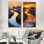 River Bend At Sunrise I - Collection d'art sur toile 2 panneaux