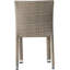 Chaise LARACHE en aluminium sans accoudoirs en rotin-590938240