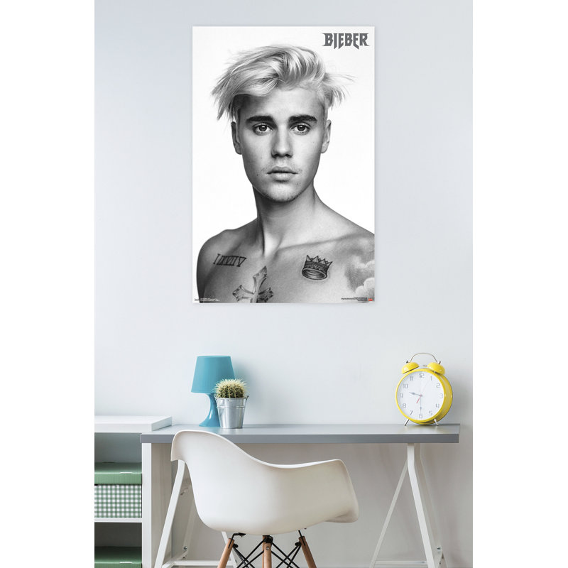 « justin bieber-pinup », impression sur papier