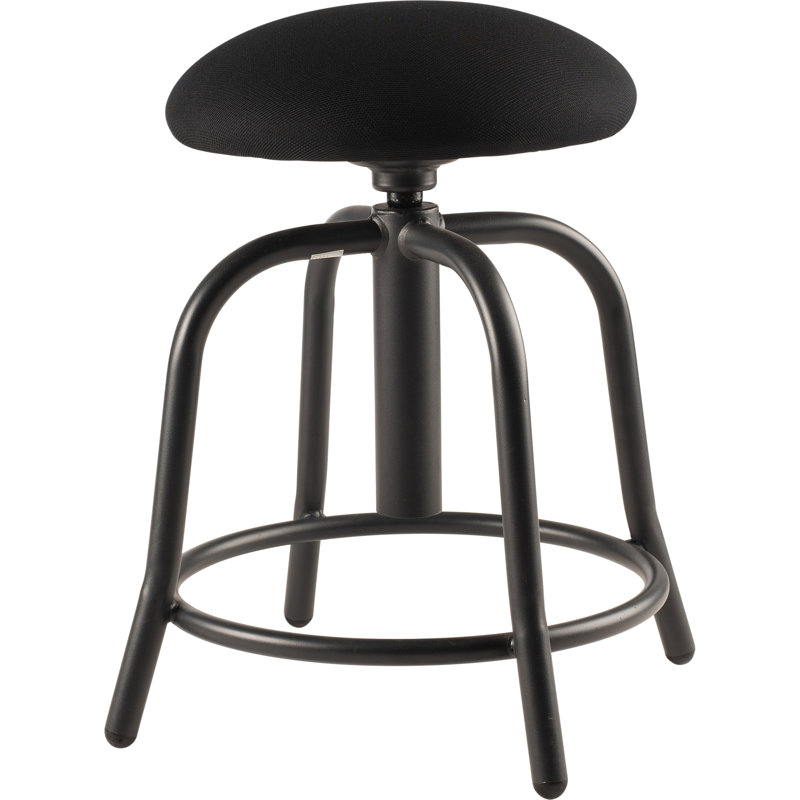 Tabouret actif à hauteur réglable, Noir, Noir