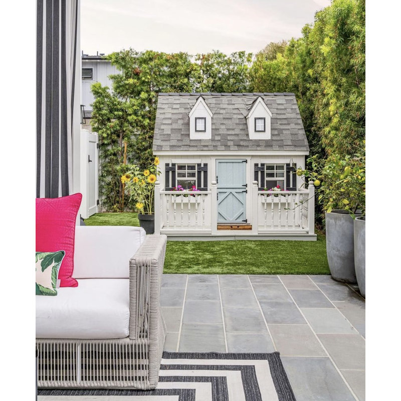 Miami Outdoor 3 - Seat Patio Sofa, Echo Ash Sunbrella®