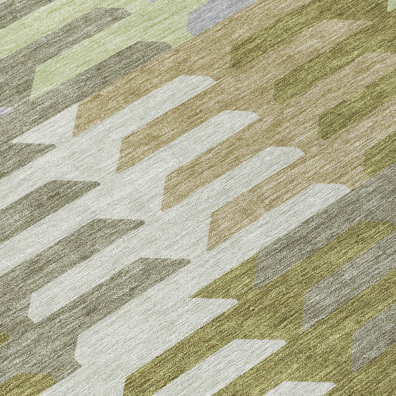 Machine Washable Indoor/Outdoor Chantille ACN2328 Geometric Rug, Rectangle 8' x 10'