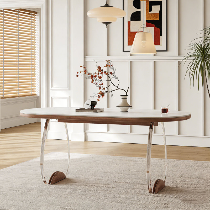 Table de salle à manger Modern, H 29,5 po x L 70,9 po x l 31,5 po