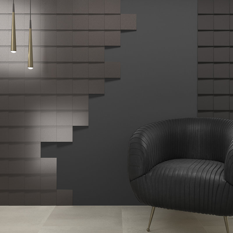 Tuile de champ en porcelaine 6 po x 6 po