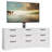 55" TV Stand with Mount for TVs 26–75", Modern Media Console with 9 Drawers & Adjustable Height TV Bracket-767123429