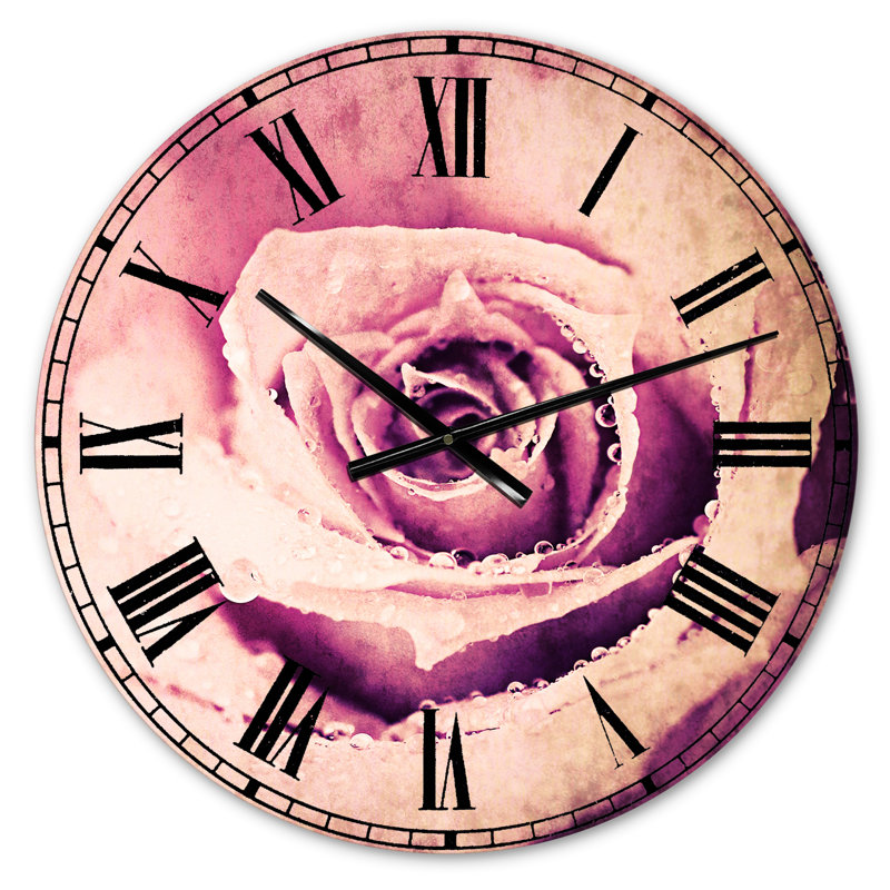 Horloge murale mauve, Petit